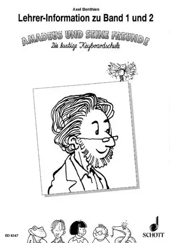 Cover: 9790001084864 | Amadeus und seine Freunde | Die lustige Keyboardschule | Axel Benthien