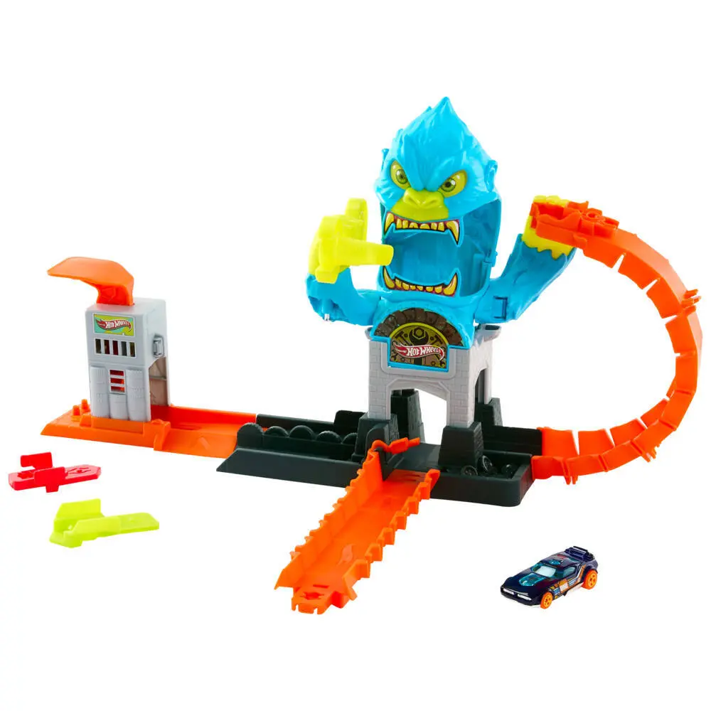 Bild: 194735334964 | Hot Wheels City Gigantischer Gorilla Angriff | Fensterkarton | JHL92