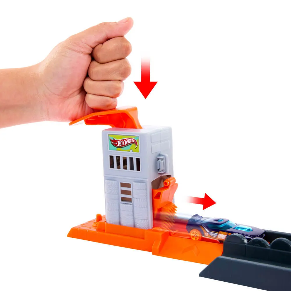 Bild: 194735334964 | Hot Wheels City Gigantischer Gorilla Angriff | Fensterkarton | JHL92