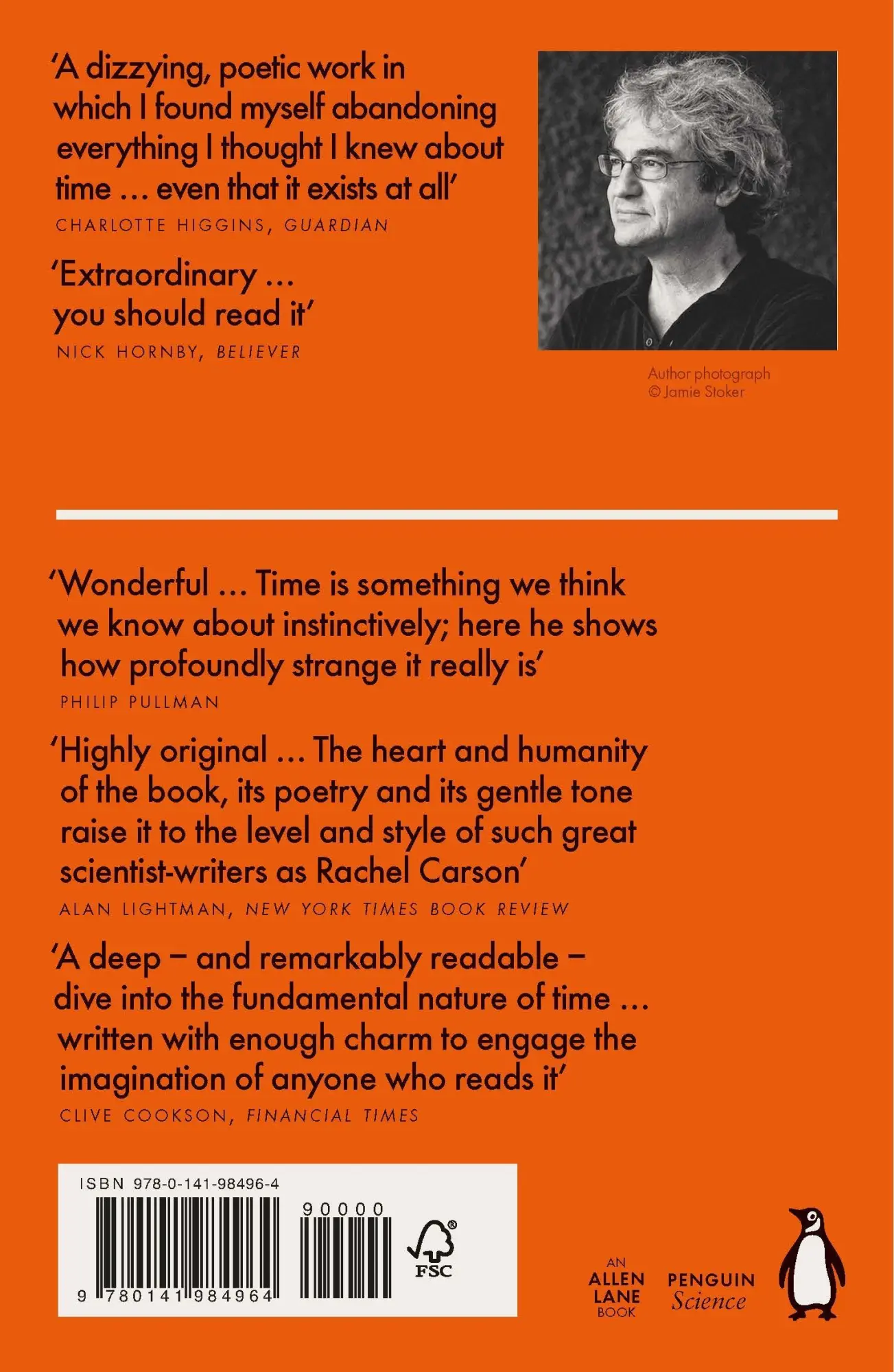 Rückseite: 9780141984964 | The Order of Time | Carlo Rovelli | Taschenbuch | 210 S. | Englisch