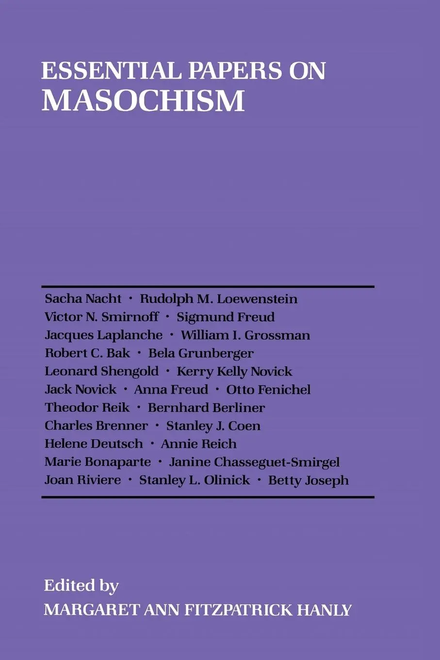 Cover: 9780814734964 | Essential Papers on Masochism | Margaret Ann Hanly | Taschenbuch