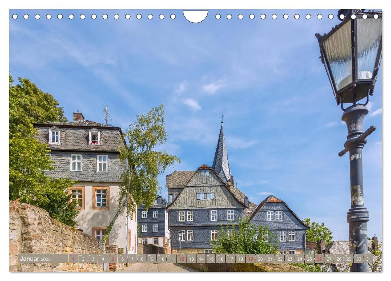 Bild: 9783435334964 | Marburg an der Lahn (Wandkalender 2025 DIN A4 quer), CALVENDO...