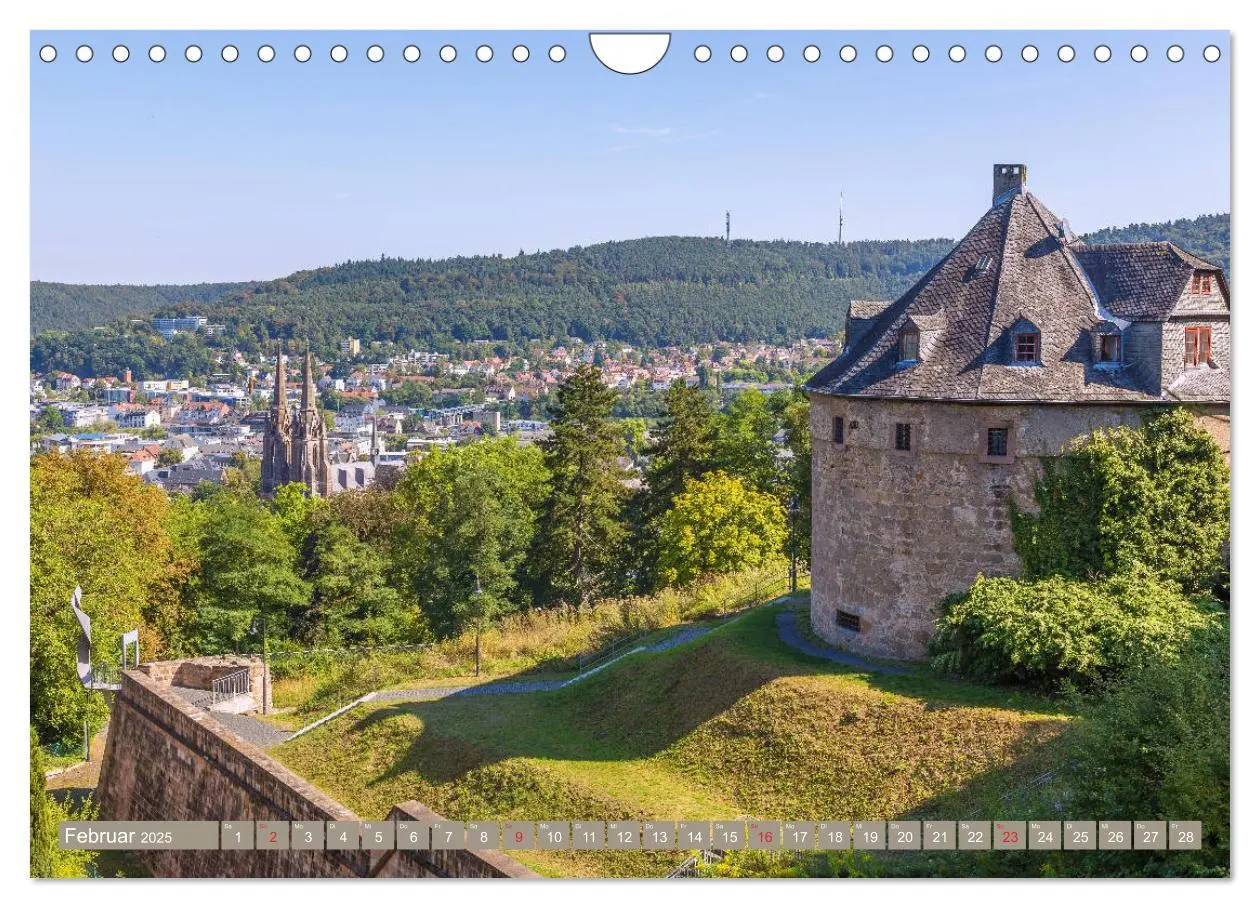 Bild: 9783435334964 | Marburg an der Lahn (Wandkalender 2025 DIN A4 quer), CALVENDO...