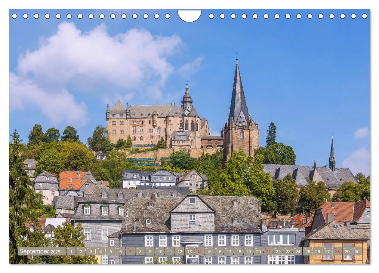 Bild: 9783435334964 | Marburg an der Lahn (Wandkalender 2025 DIN A4 quer), CALVENDO...
