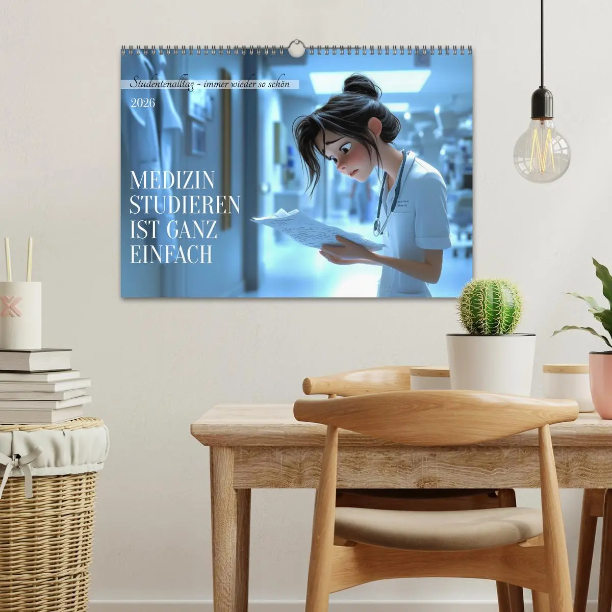 Bild: 9783457284964 | Medizin studieren ist ganz einfach (Wandkalender 2026 DIN A3 quer),...