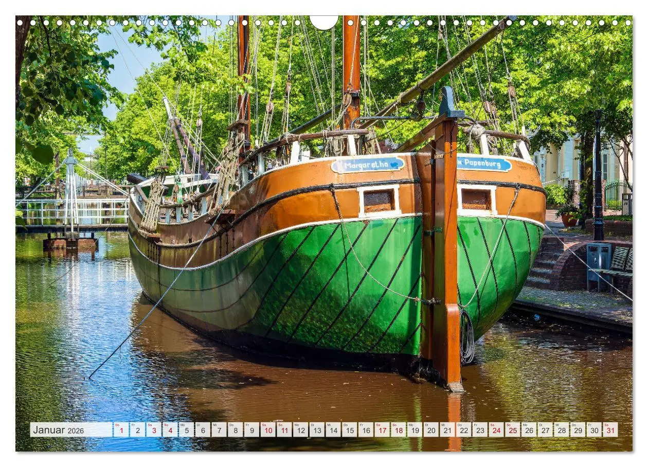 Bild: 9783457594964 | Rund um Papenburg (Wandkalender 2026 DIN A3 quer), CALVENDO...