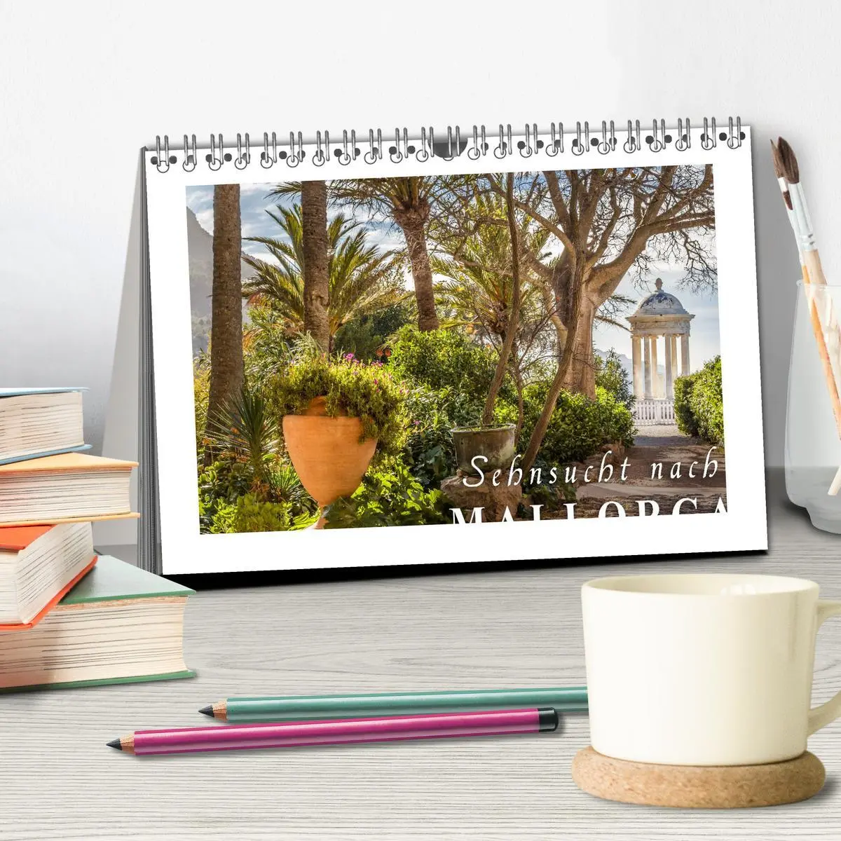 Bild: 9783457804964 | Sehnsucht nach Mallorca (Tischkalender 2026 DIN A5 quer), CALVENDO...