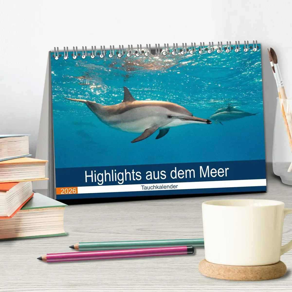 Bild: 9783516064964 | Highlights aus dem Meer - Tauchkalender (Tischkalender 2026 DIN A5...
