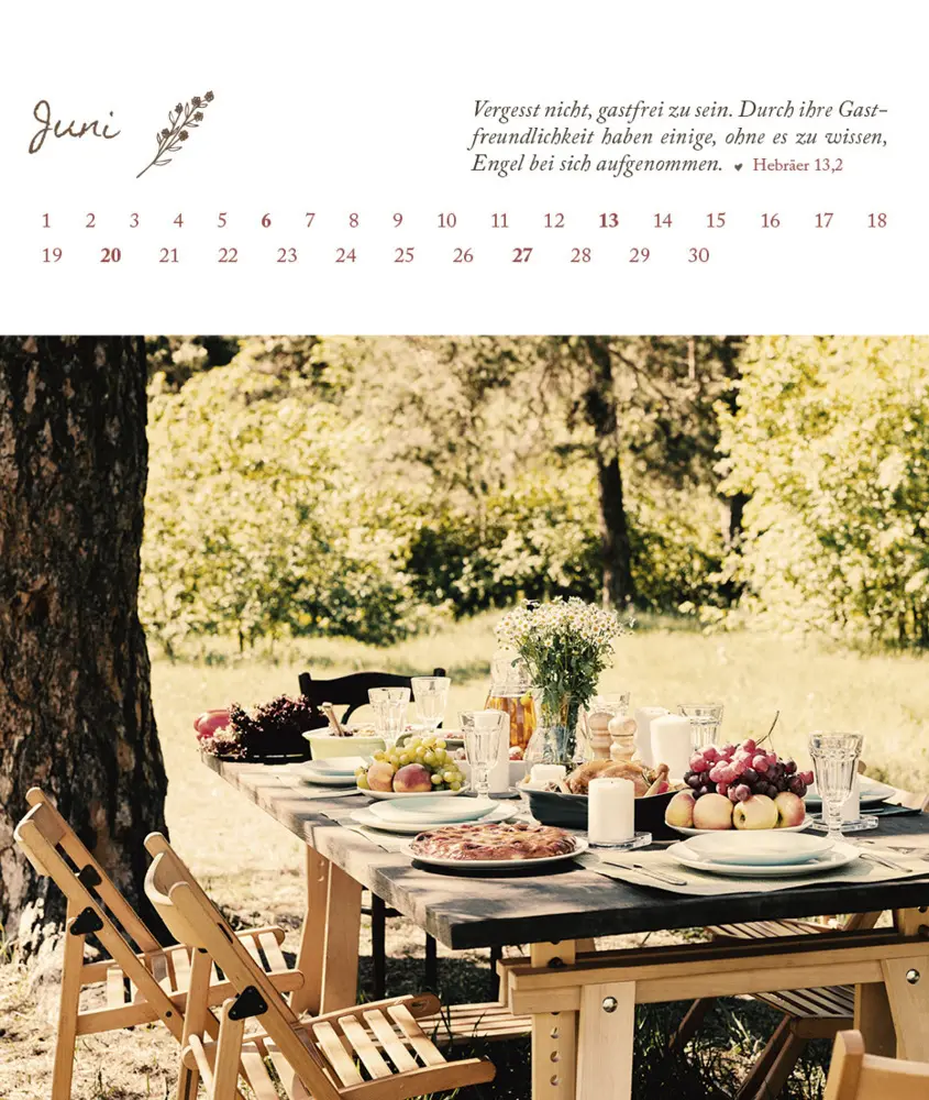 Bild: 9783963624964 | Ein tägliches Fest 2027 | Aufstellkalender | Sara Kitzmann | Kalender