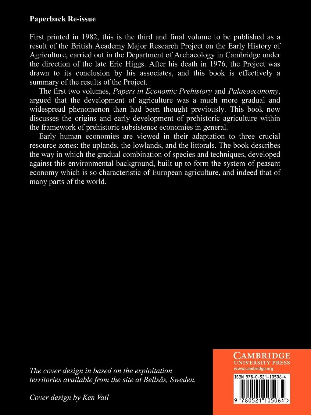 Rückseite: 9780521105064 | Early European Agriculture | Its Foundation and Development | Buch