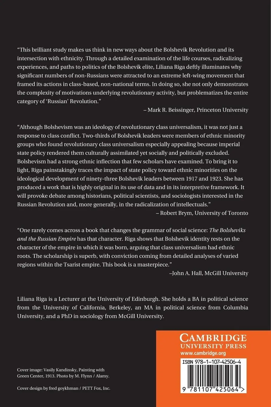 Rückseite: 9781107425064 | The Bolsheviks and the Russian Empire | Liliana Riga | Taschenbuch