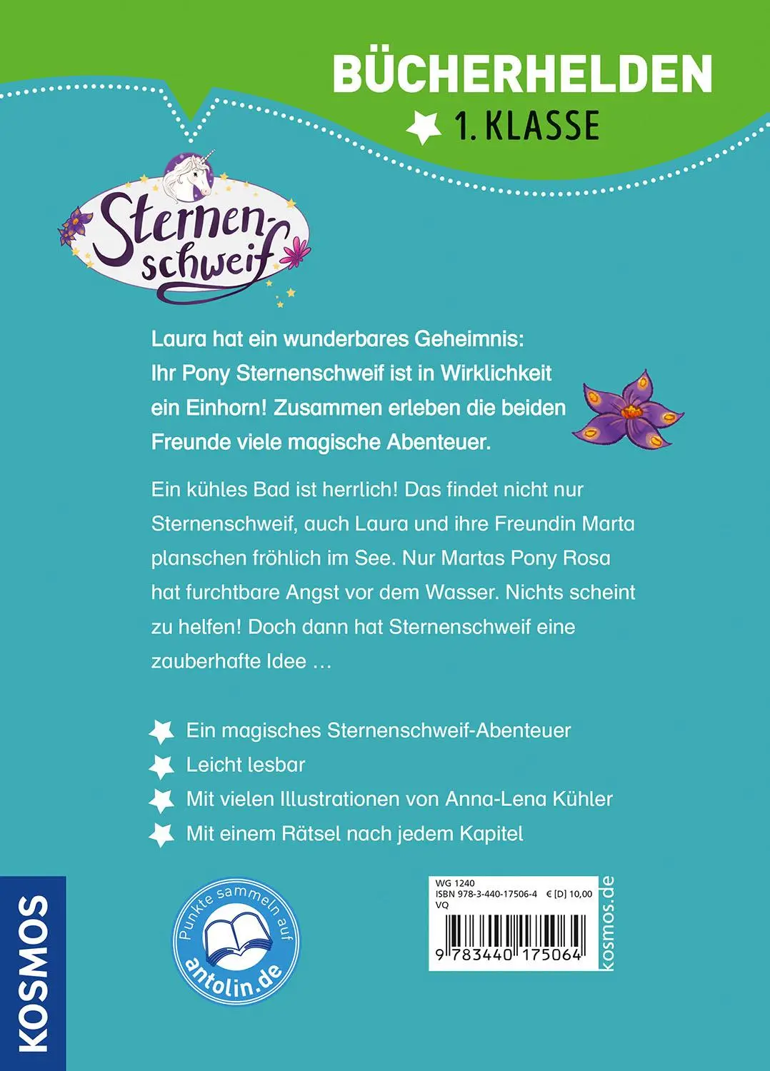 Rückseite: 9783440175064 | Sternenschweif, Bücherhelden 1. Klasse, Der geheime See | Chapman