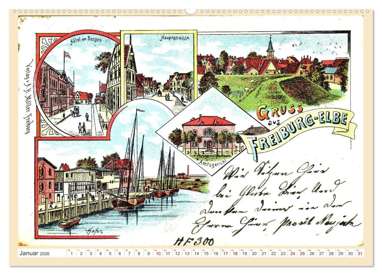 Bild: 9783457485064 | Gruß aus Freiburg an der Elbe (hochwertiger Premium Wandkalender...