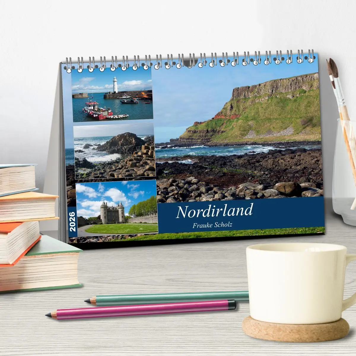 Bild: 9783457865064 | Nordirlands Highlights (Tischkalender 2026 DIN A5 quer), CALVENDO...