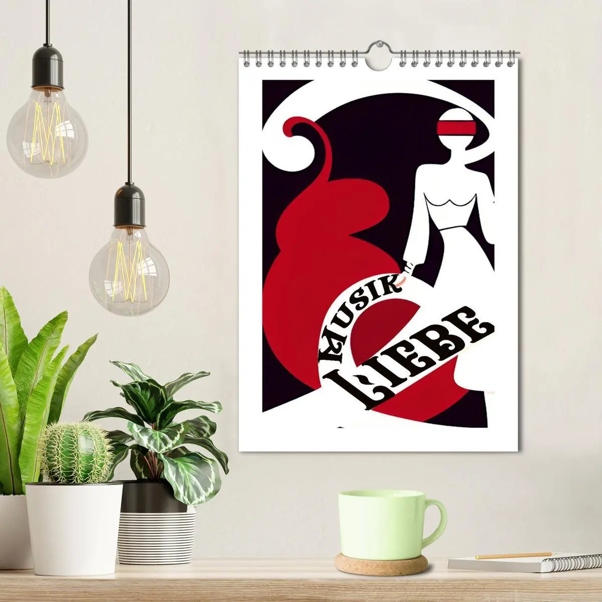 Bild: 9783516335064 | Musikliebe (Wandkalender 2026 DIN A4 hoch), CALVENDO Monatskalender