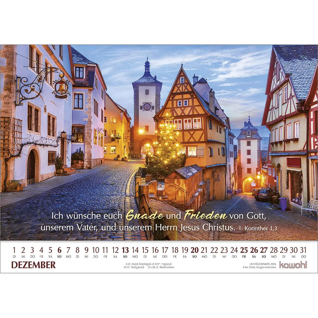 Bild: 9783754865064 | Lichtgedanken 2026 | Kalender | Spiralbindung | 14 S. | Deutsch | 2026