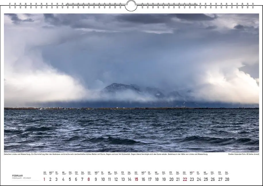 Bild: 9783861925064 | Wetterstimmungen am Bodensee 2026 | Stefan Arendt | Kalender | 13 S.