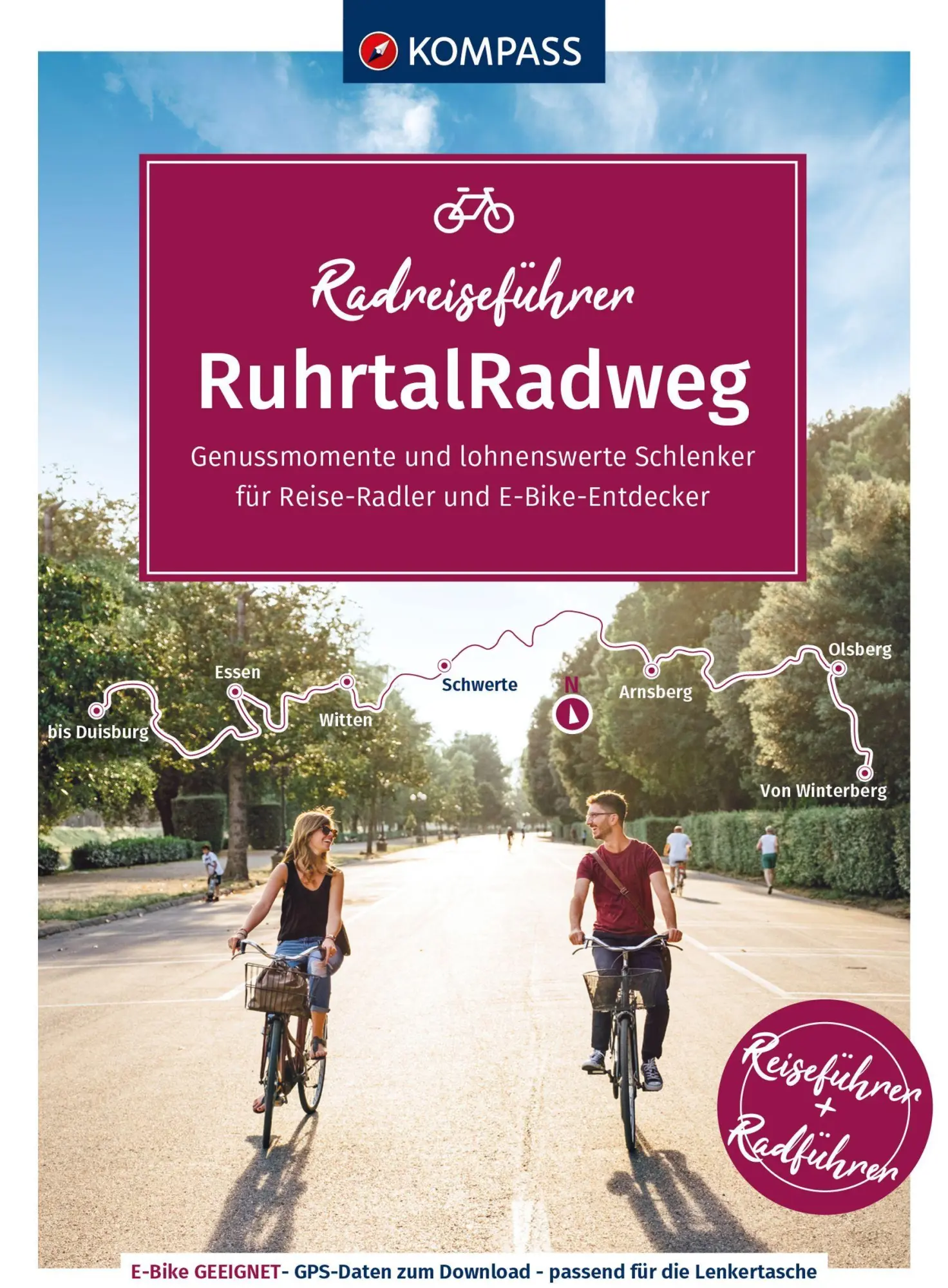 Cover: 9783991545064 | KOMPASS Radreiseführer RuhrtalRadweg | Raphaela Moczynski | Buch