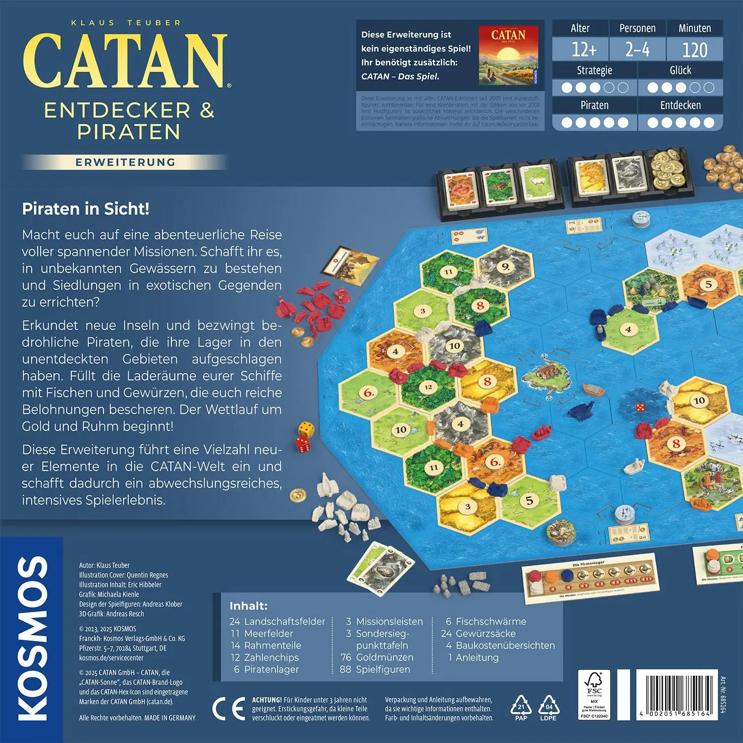 Bild: 4002051685164 | CATAN - Entdecker &amp; Piraten | Spiel | Klaus Teuber | Spiel | 685164