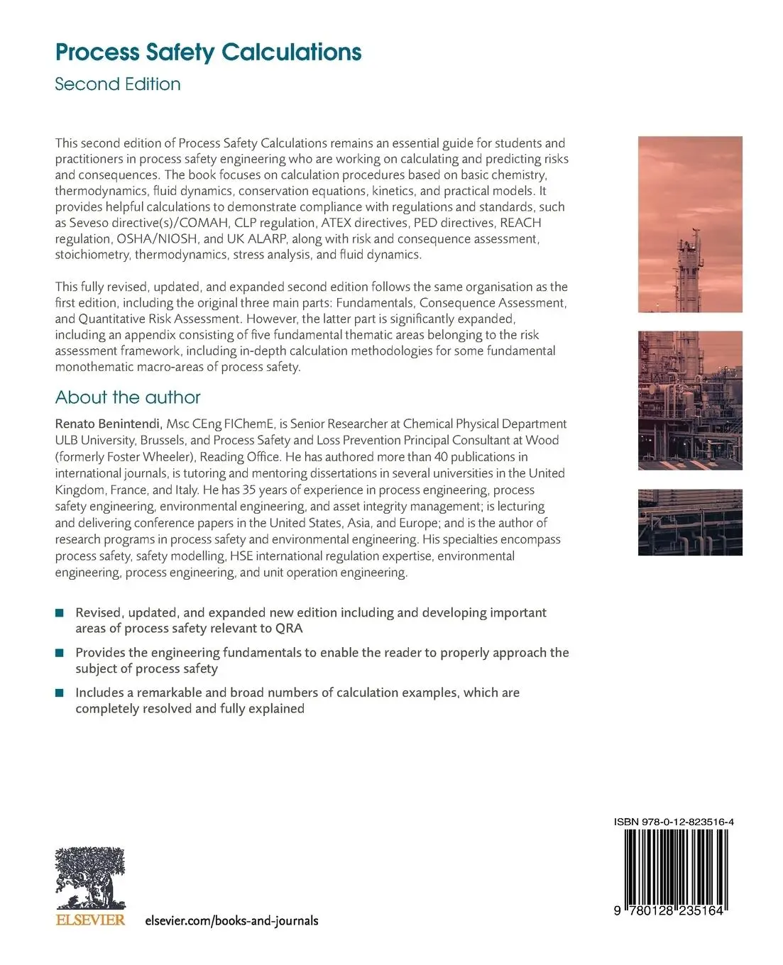 Rückseite: 9780128235164 | Process Safety Calculations | Renato Benintendi | Taschenbuch | 2021