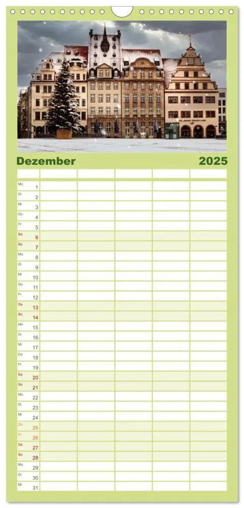 Bild: 9783457095164 | Familienplaner 2025 - Leipzig Kalender Perspektiven mit 5 Spalten...