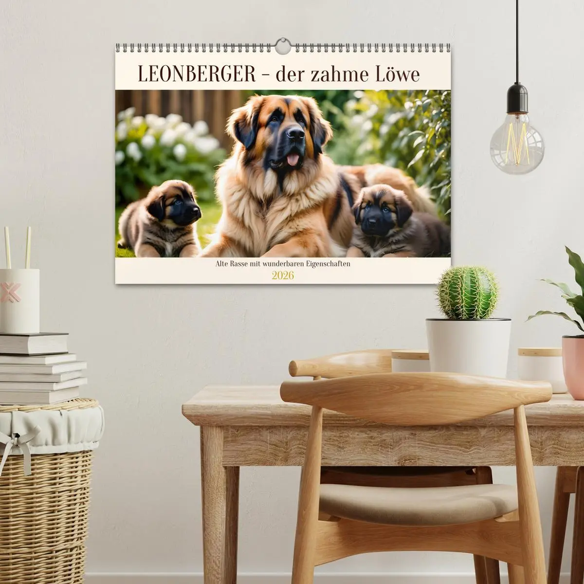 Bild: 9783457305164 | Leonberger - der zahme Löwe (Wandkalender 2026 DIN A3 quer),...