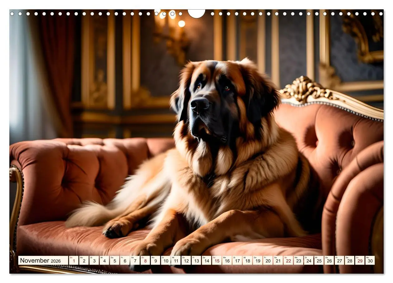 Bild: 9783457305164 | Leonberger - der zahme Löwe (Wandkalender 2026 DIN A3 quer),...
