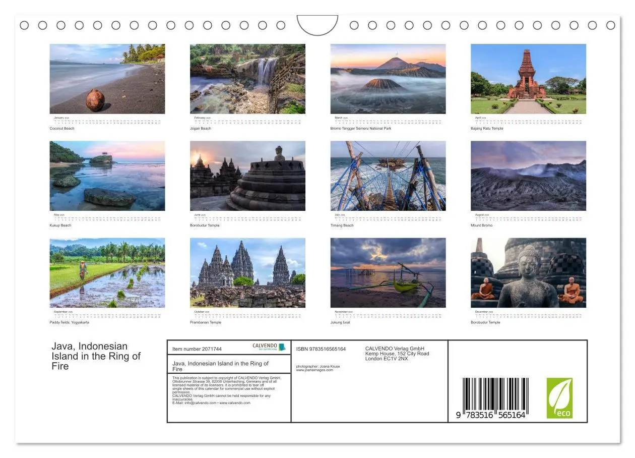 Bild: 9783516565164 | Java, Indonesian Island in the Ring of Fire (Wall Calendar 2026 DIN...