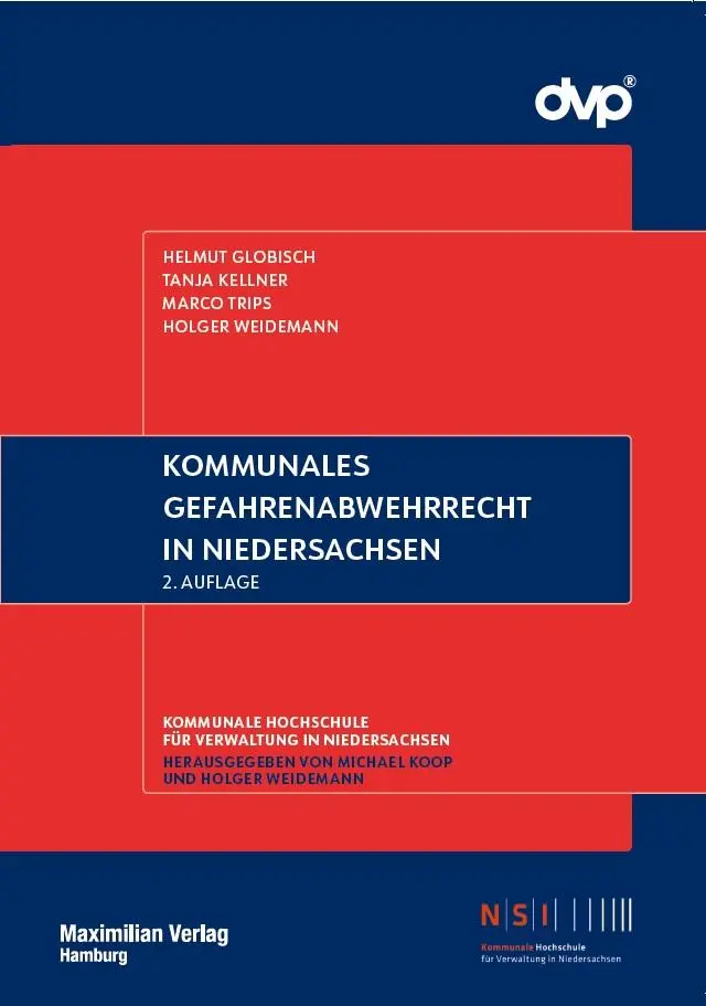 Globisch, Helmut: Kommunales Gefahrenabwehrrecht in Niedersachsen