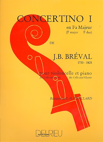 Cover: 9790231705164 | Concertino 1 in F Major | Jean-Baptiste Breval | Buch