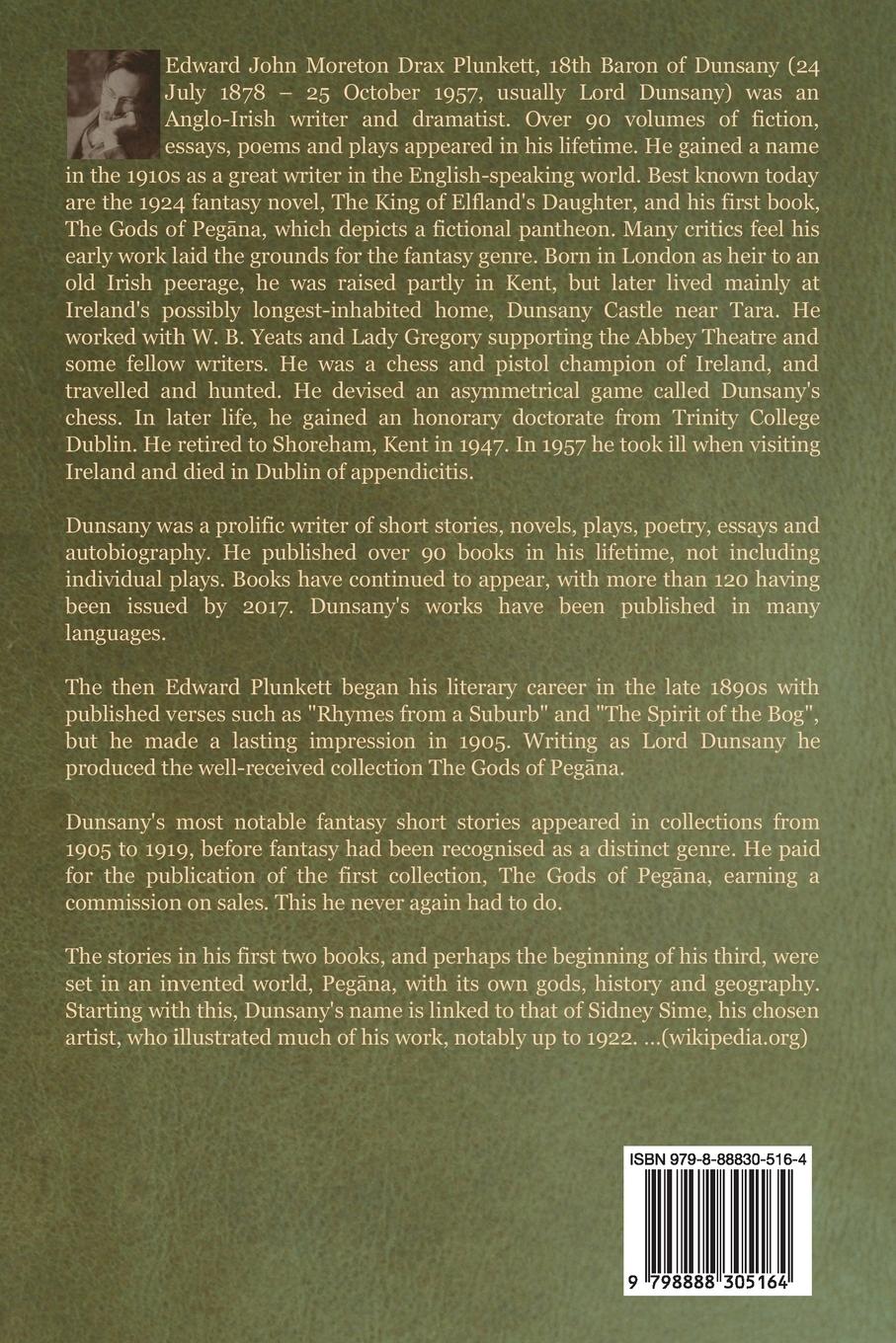 Rückseite: 9798888305164 | The Blessing of Pan | Lord Dunsany | Taschenbuch | Englisch | 2023