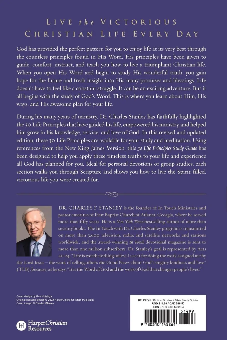 Rückseite: 9780310145264 | 30 Life Principles, Revised and Updated | Charles F. Stanley | Buch