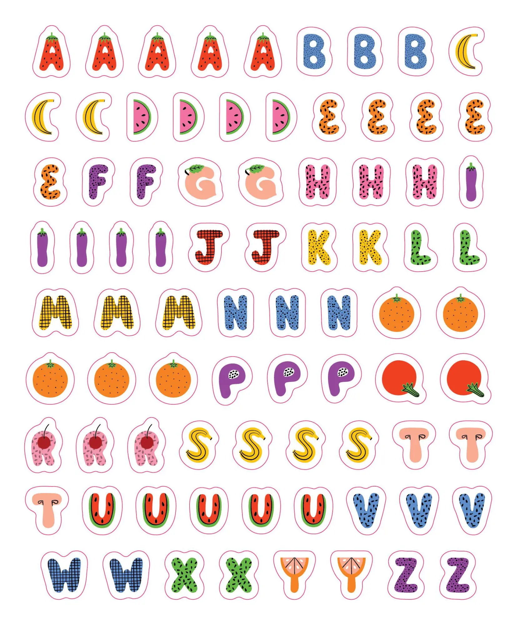 Bild: 9781523515264 | So. Many. Letter Stickers. | 3,820 Alphabet Stickers for Word Nerds