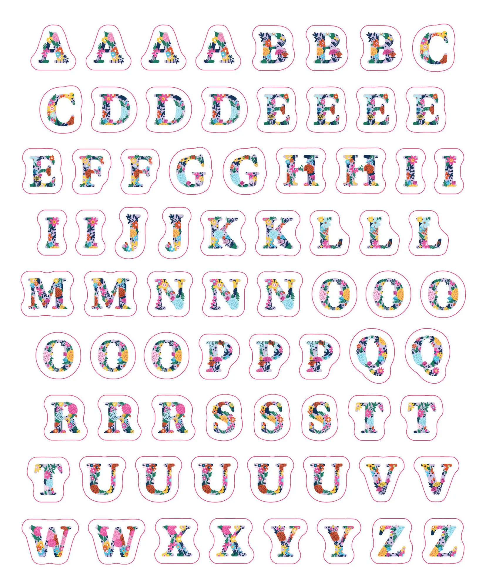 Bild: 9781523515264 | So. Many. Letter Stickers. | 3,820 Alphabet Stickers for Word Nerds