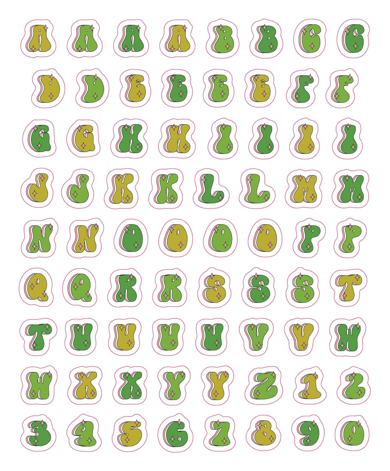 Bild: 9781523515264 | So. Many. Letter Stickers. | 3,820 Alphabet Stickers for Word Nerds