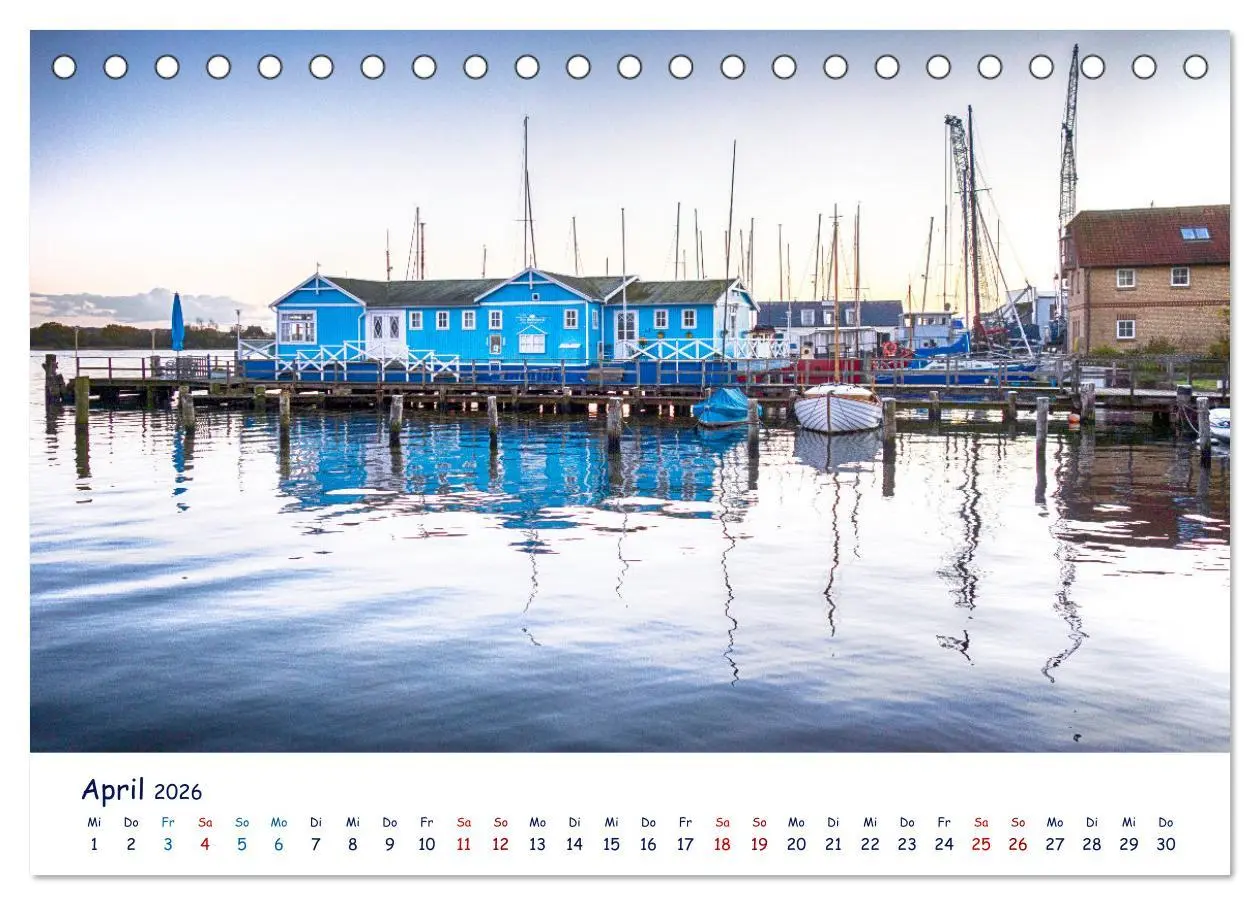 Bild: 9783457915264 | Maritime Schlei (Tischkalender 2026 DIN A5 quer), CALVENDO...