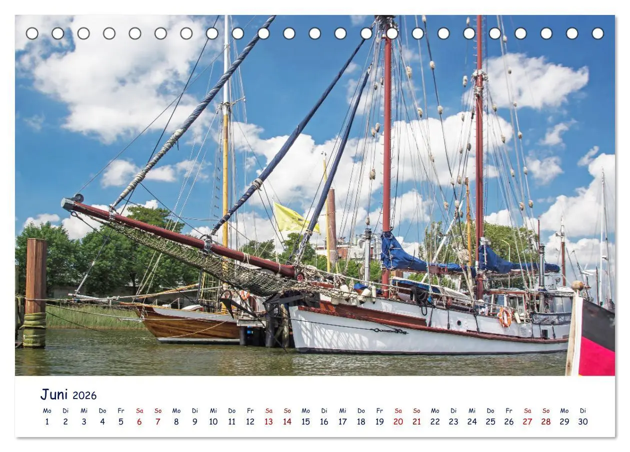 Bild: 9783457915264 | Maritime Schlei (Tischkalender 2026 DIN A5 quer), CALVENDO...
