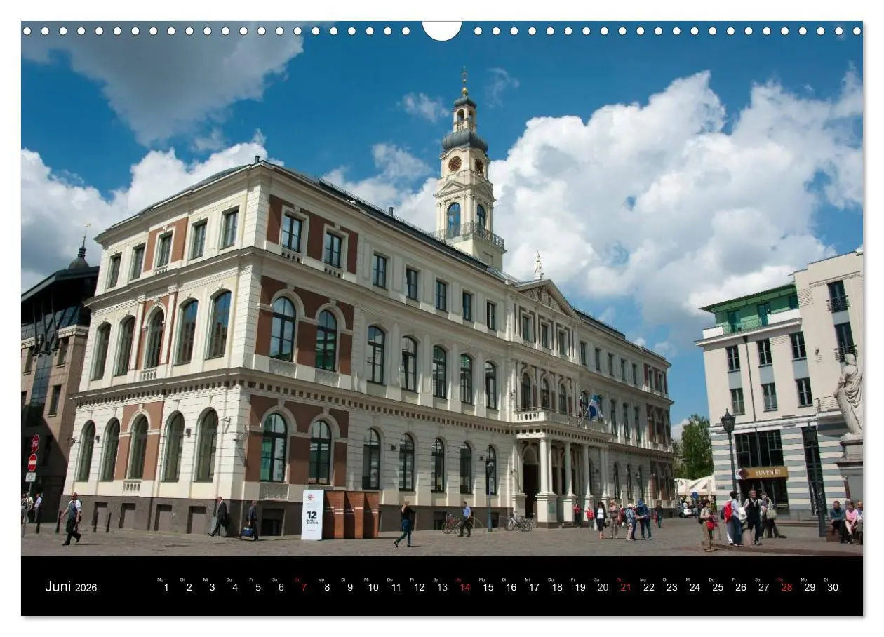 Bild: 9783516175264 | Hauptstädte des Baltikums (Wandkalender 2026 DIN A3 quer), CALVENDO...