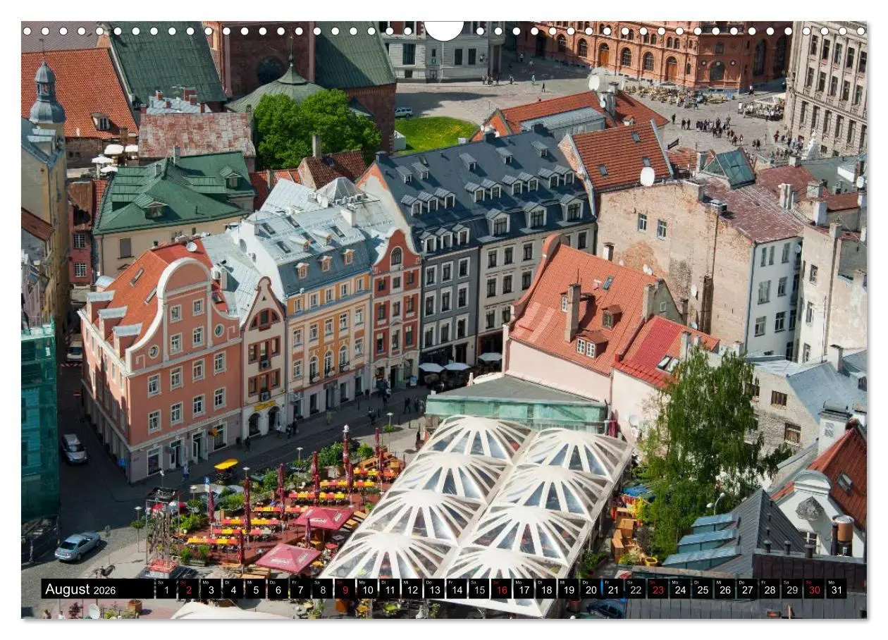 Bild: 9783516175264 | Hauptstädte des Baltikums (Wandkalender 2026 DIN A3 quer), CALVENDO...
