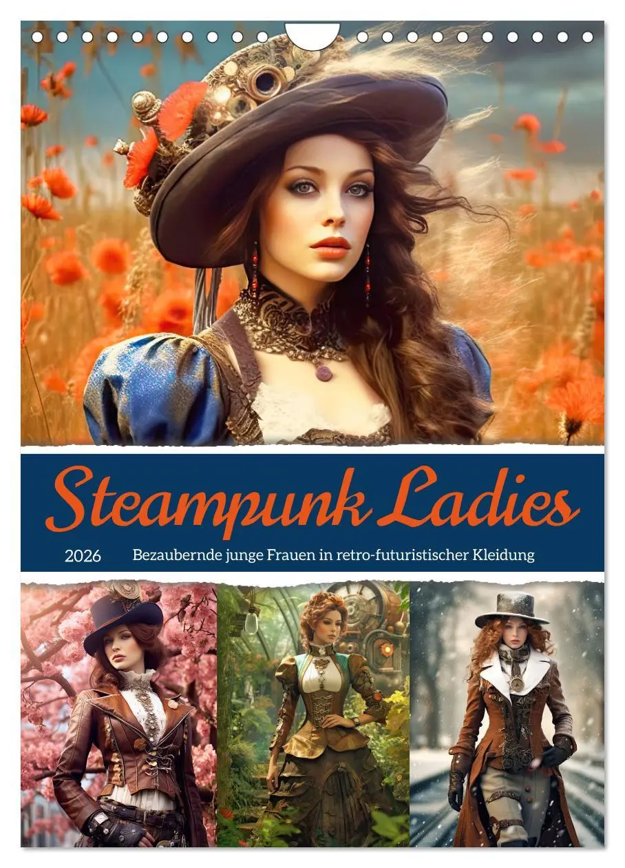 Cover: 9783516315264 | Steampunk Ladies (Wandkalender 2026 DIN A4 hoch), CALVENDO...