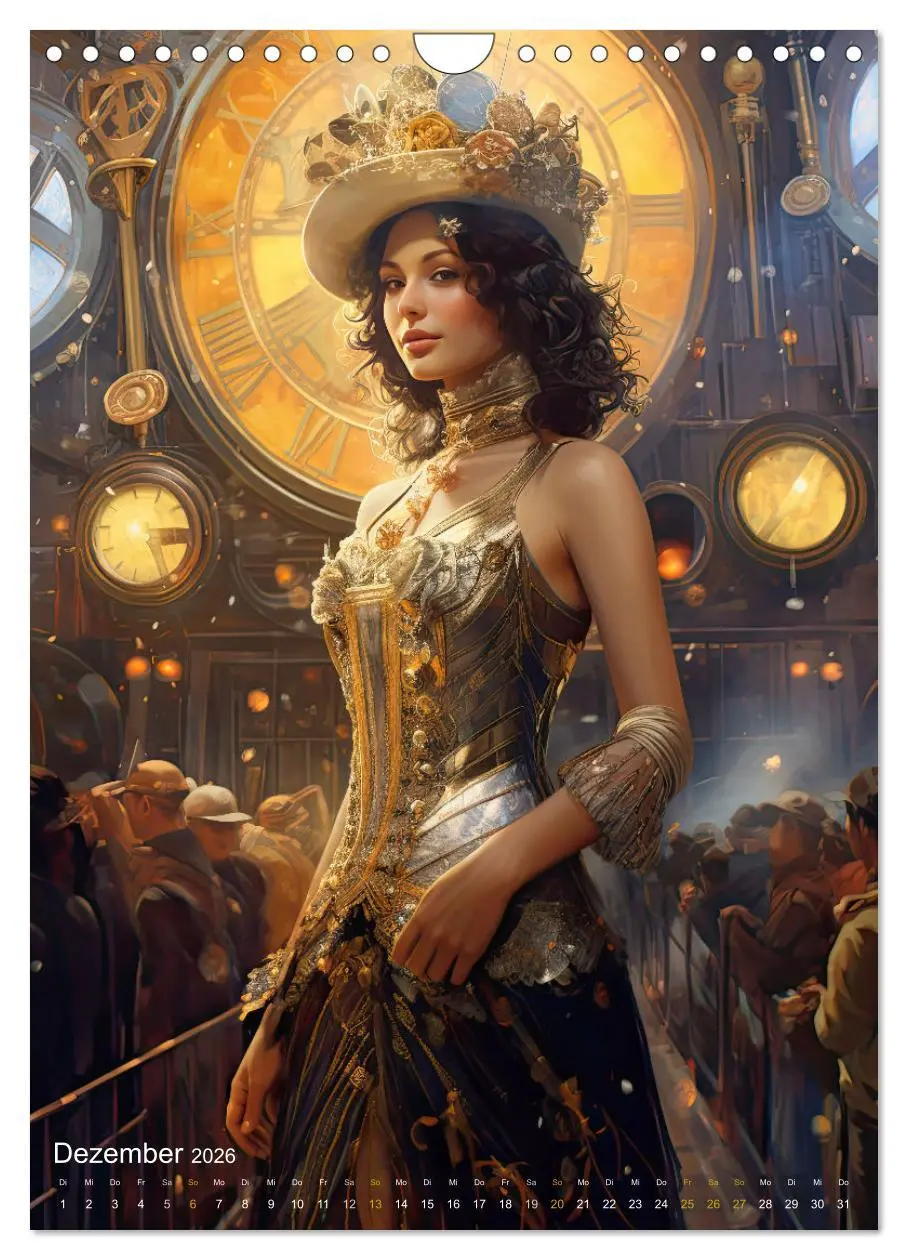 Bild: 9783516315264 | Steampunk Ladies (Wandkalender 2026 DIN A4 hoch), CALVENDO...