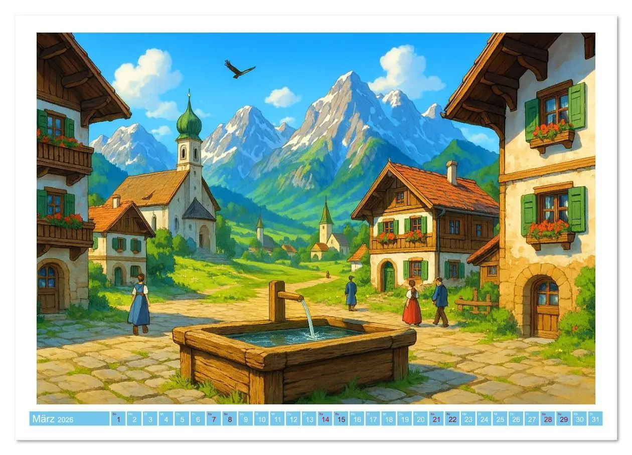 Bild: 9783516625264 | Wo Heidi gern gewesen wäre (Wandkalender 2026 DIN A2 quer),...