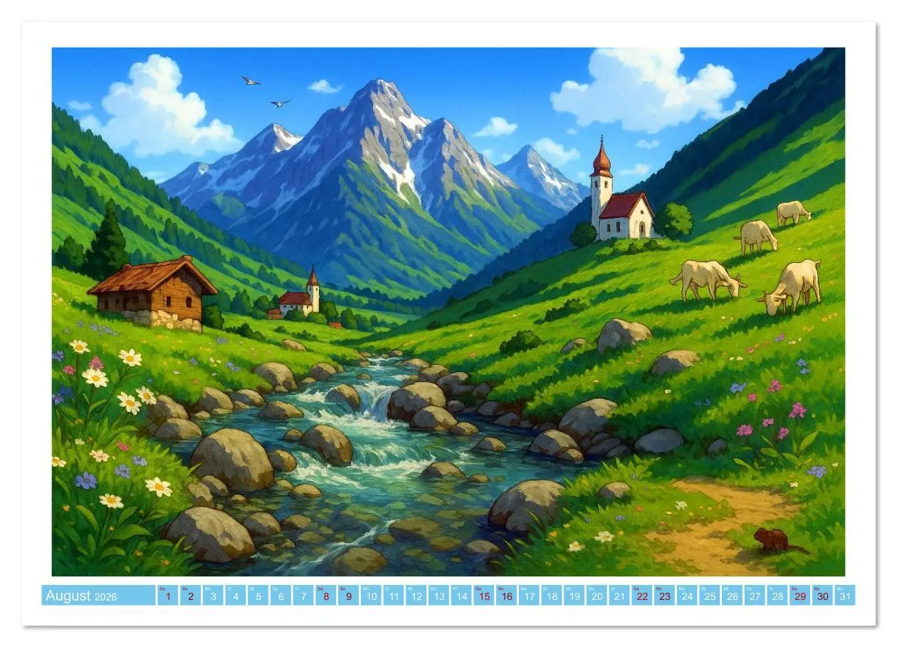Bild: 9783516625264 | Wo Heidi gern gewesen wäre (Wandkalender 2026 DIN A2 quer),...