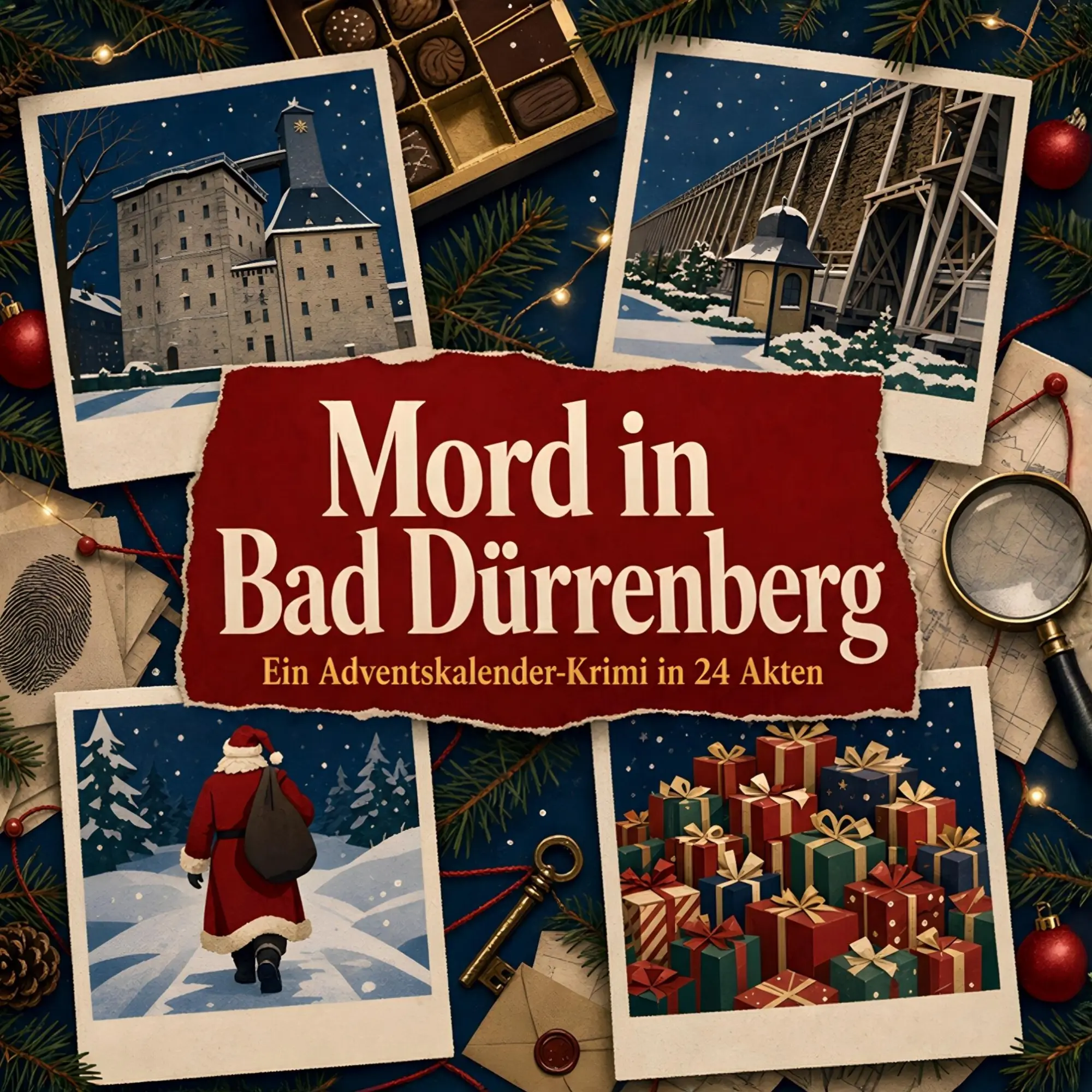 Cover: 9783696125264 | Mord in Bad Dürrenberg | Ein Adventskalender-Krimi in 24 Akten | Buch