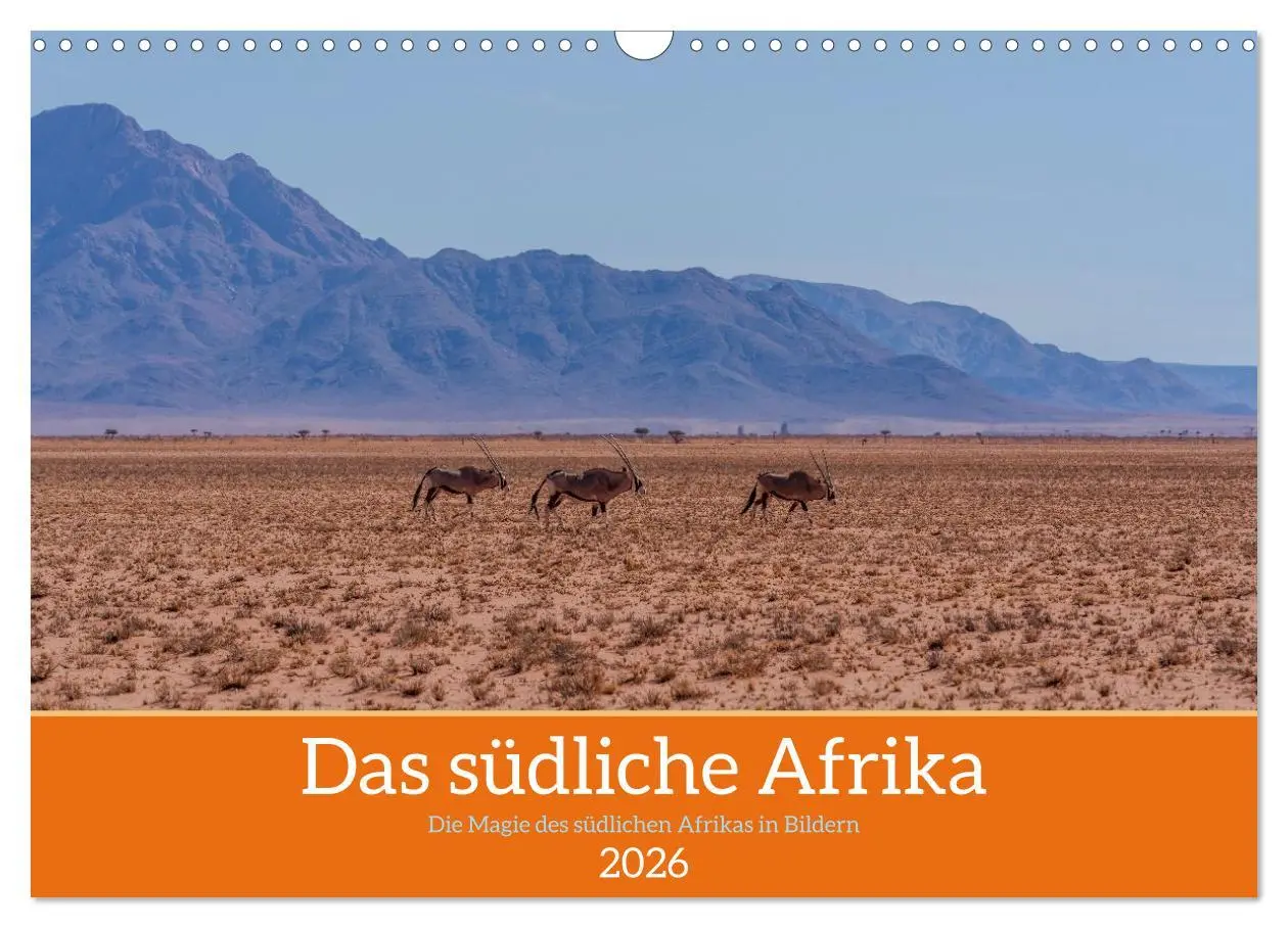 Cover: 9783516235364 | Das südliche Afrika 2026 (Wandkalender 2026 DIN A3 quer), CALVENDO...