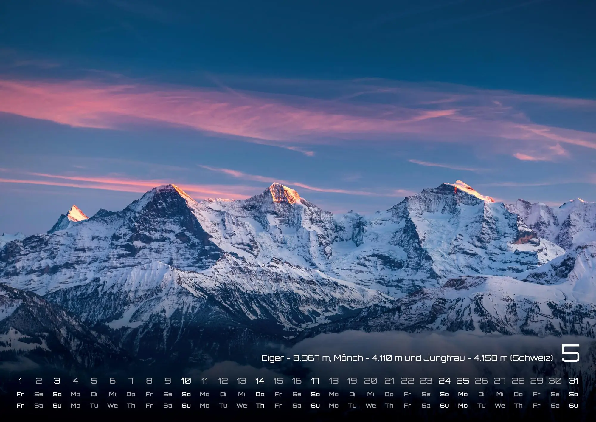 Bild: 9783986735364 | Die Alpen - dem Himmel so nah - 2026 - Kalender DIN A3 | GP-Fever. de