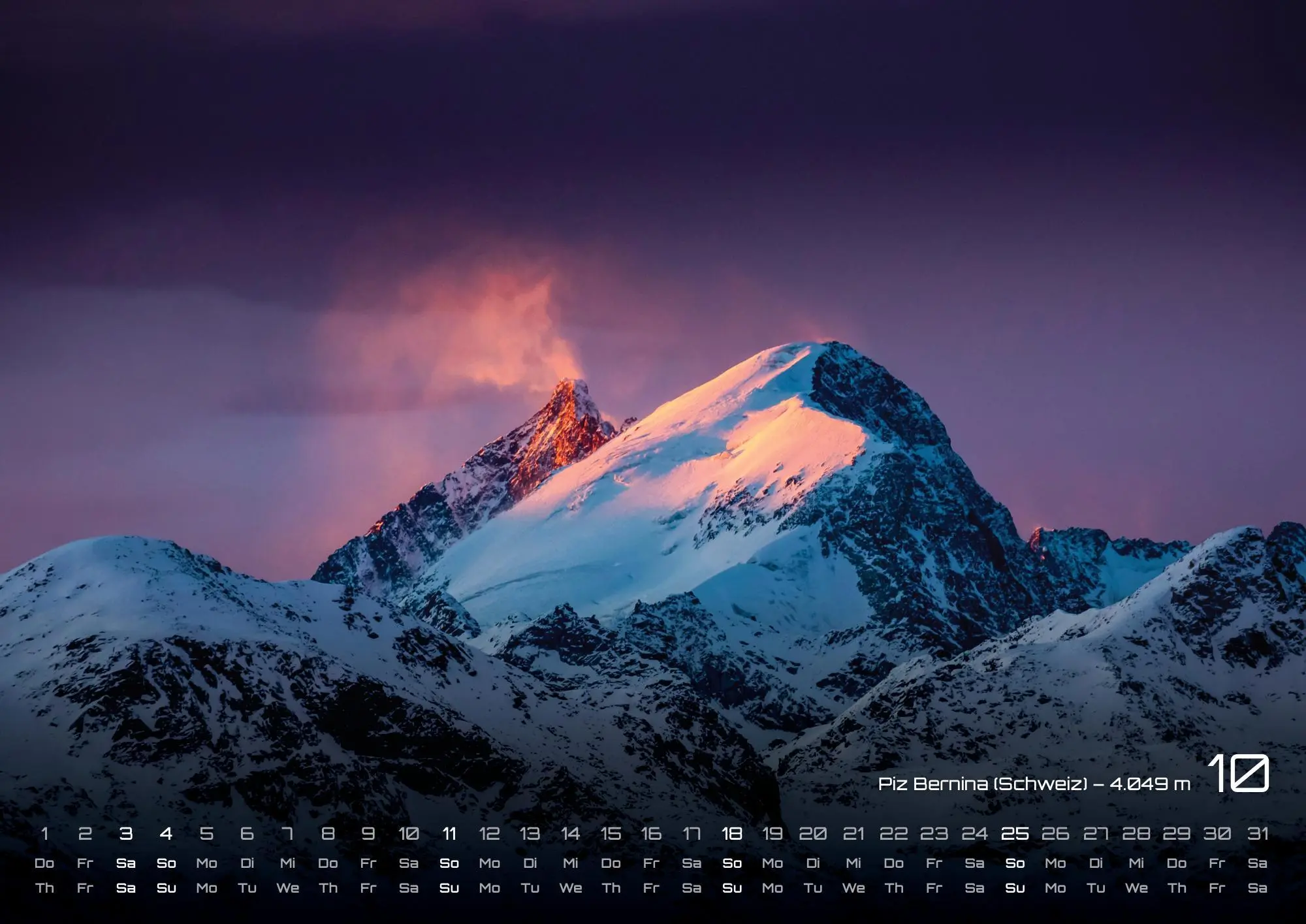Bild: 9783986735364 | Die Alpen - dem Himmel so nah - 2026 - Kalender DIN A3 | GP-Fever. de
