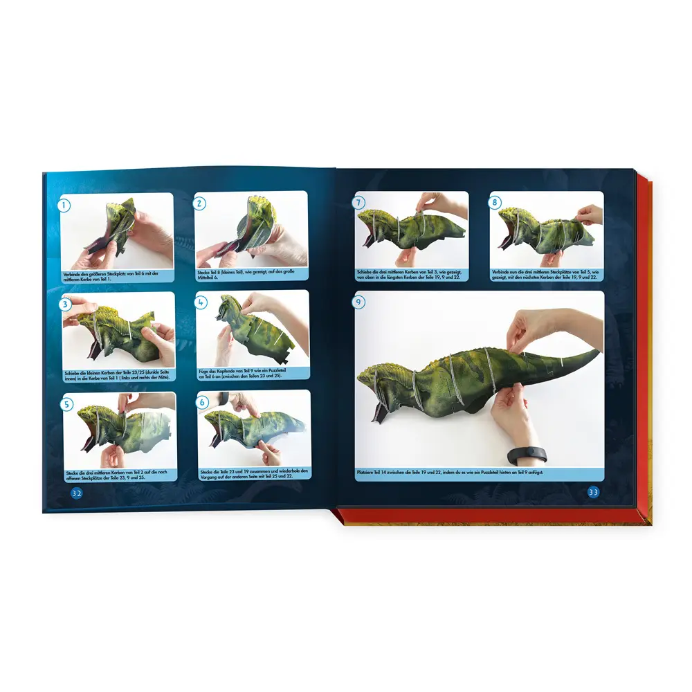 Bild: 9783988025364 | TRÖTSCH - Box 3D-Steckset Unglaubliche Dinosaurier Ab 8 Jahren | Co.KG