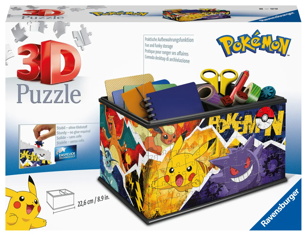 Cover: 4005556115464 | Ravensburger 3D Puzzle 11546 - Aufbewahrungsbox Pokémon - 216 Teile...