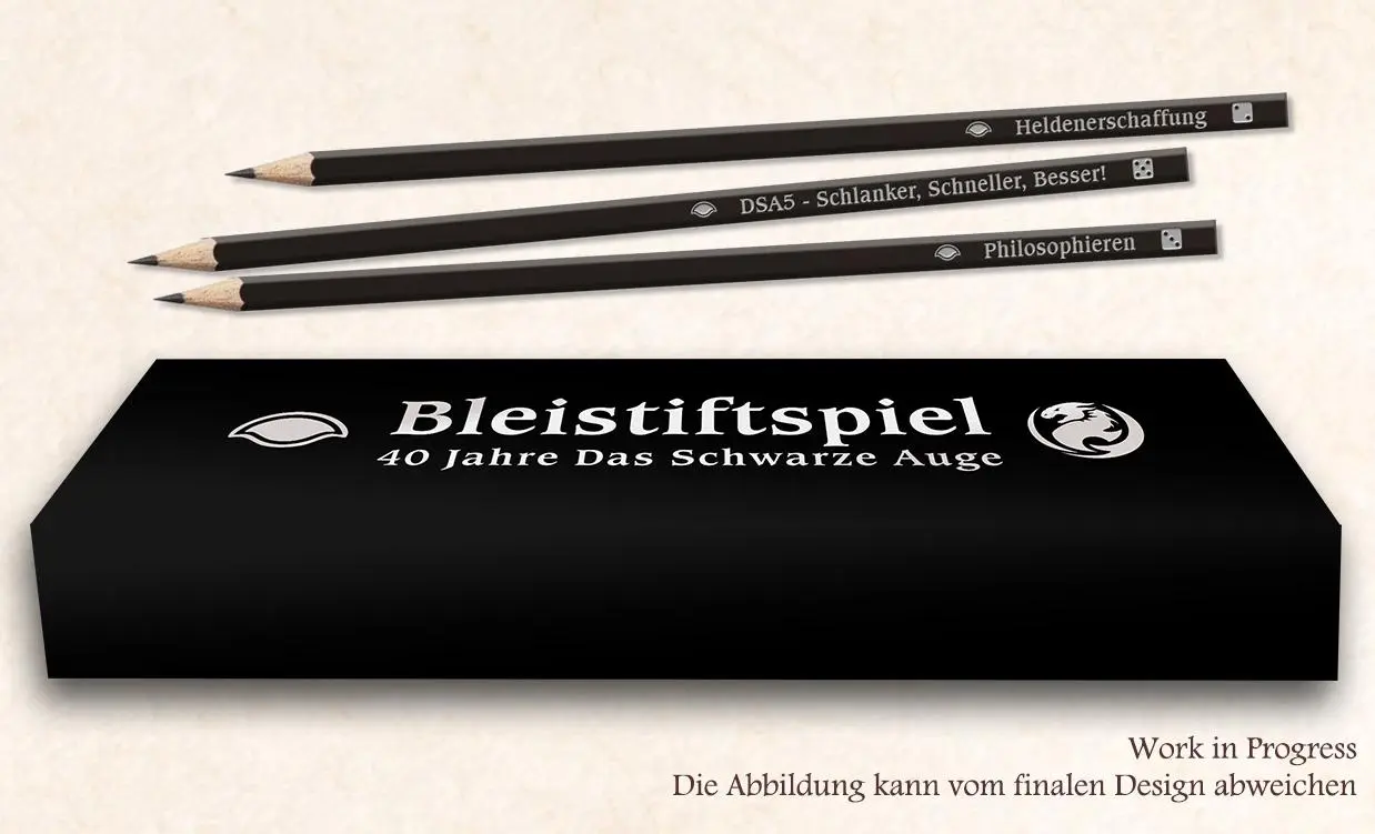 Cover: 4260630775464 | DSA - 40 Jahre Das Schwarze Auge - Bleistiftspiel | Plötz (u. a.)